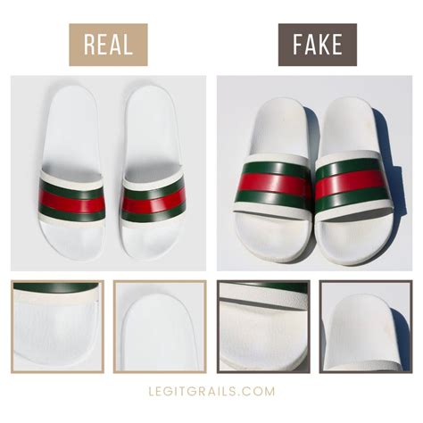 gucci slides fakes|Gucci slides cheap real.